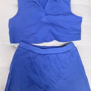 Free People Movement Cropped Top and Skirt Set